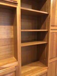 Brown wooden cabinets